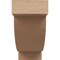 Ekena Millwork 10"W x 30"D x 20"H Classic Alpine Rough Cedar Woodgrain TimberThane Corbel, Primed Tan CORUR10X30X20ALPRCPR - alternate 6